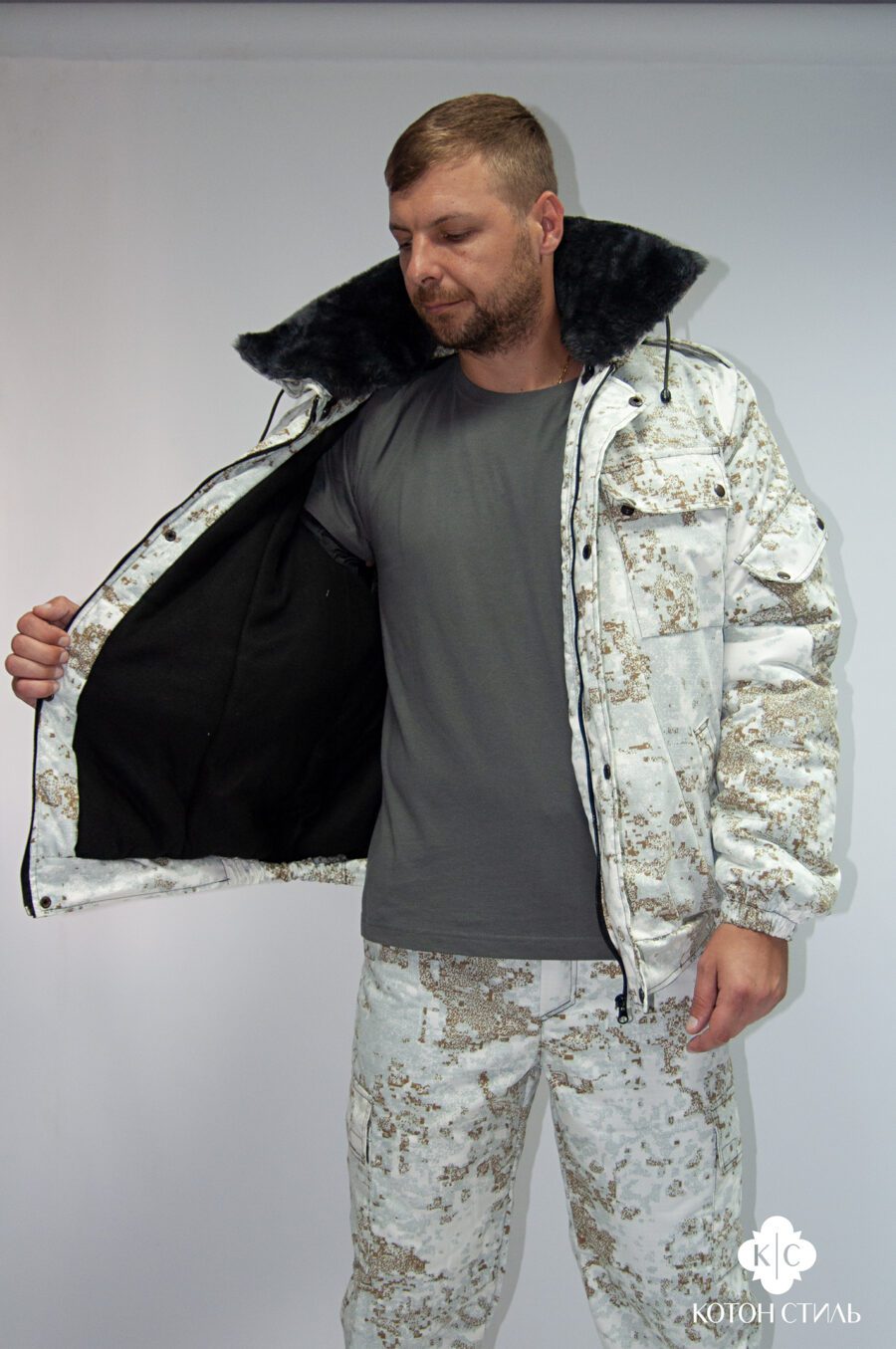 Утеплена зимова куртка для чоловіків і жінок