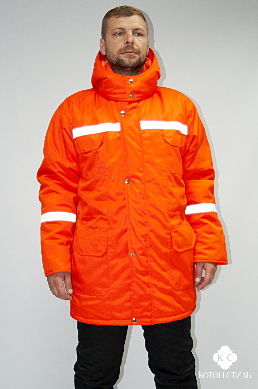 Універсальна зимова куртка для дорожників, лісівників, мисливців і працівників СТО